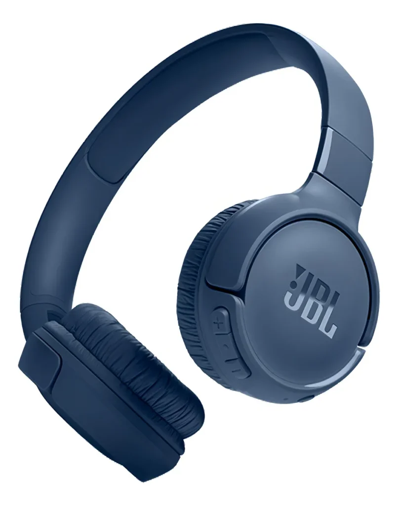 Fone De Ouvido Bluetooth JBL Tune 520BT Azul Headphone Sem Fio Com Microfone Ate 57h De Bateria Bluetooth 5.3 806x1024