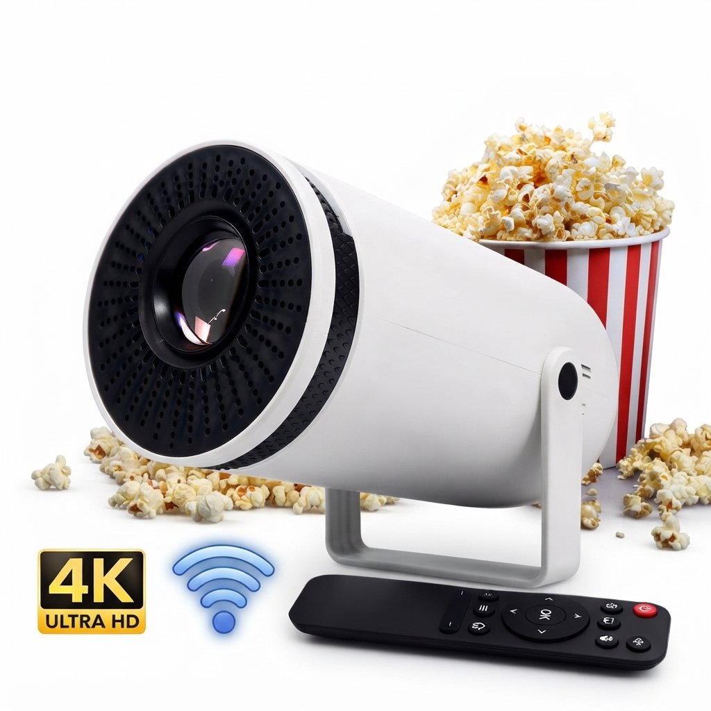 Projetor Portatil VLX HY300 Smart Android 11 Wi Fi Bluetooth